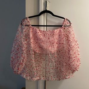 Asilio Clouds and Eclipse off shoulder top.